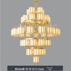 Chinese-Style Duplex High Ceiling Chandelier for Hotel Lobby or Villa