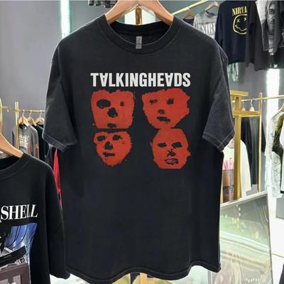 Talking Heads Graphic Tee Remain In Light Black T Shirt Short Sleeve NH25706 Unisex T-Shirt