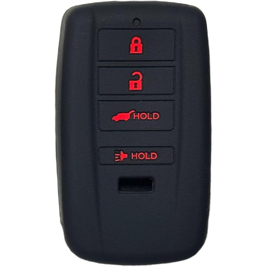 Key Fob Cover for Acura: 4 Buttons Key Fob Case Fit for Acura ILX Hybrid MDX RDX RLX TLX 2014 2015 2016 2017 2018     ... Key fob Remote Protective