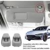 Zpana 2PCS Car Sun Visor Retainer Clips, OEM#95994975 95994976 Anti-Vibration Sun Visor Hanger Bracket Holder, Auto Interior Sunvisor Support Hook