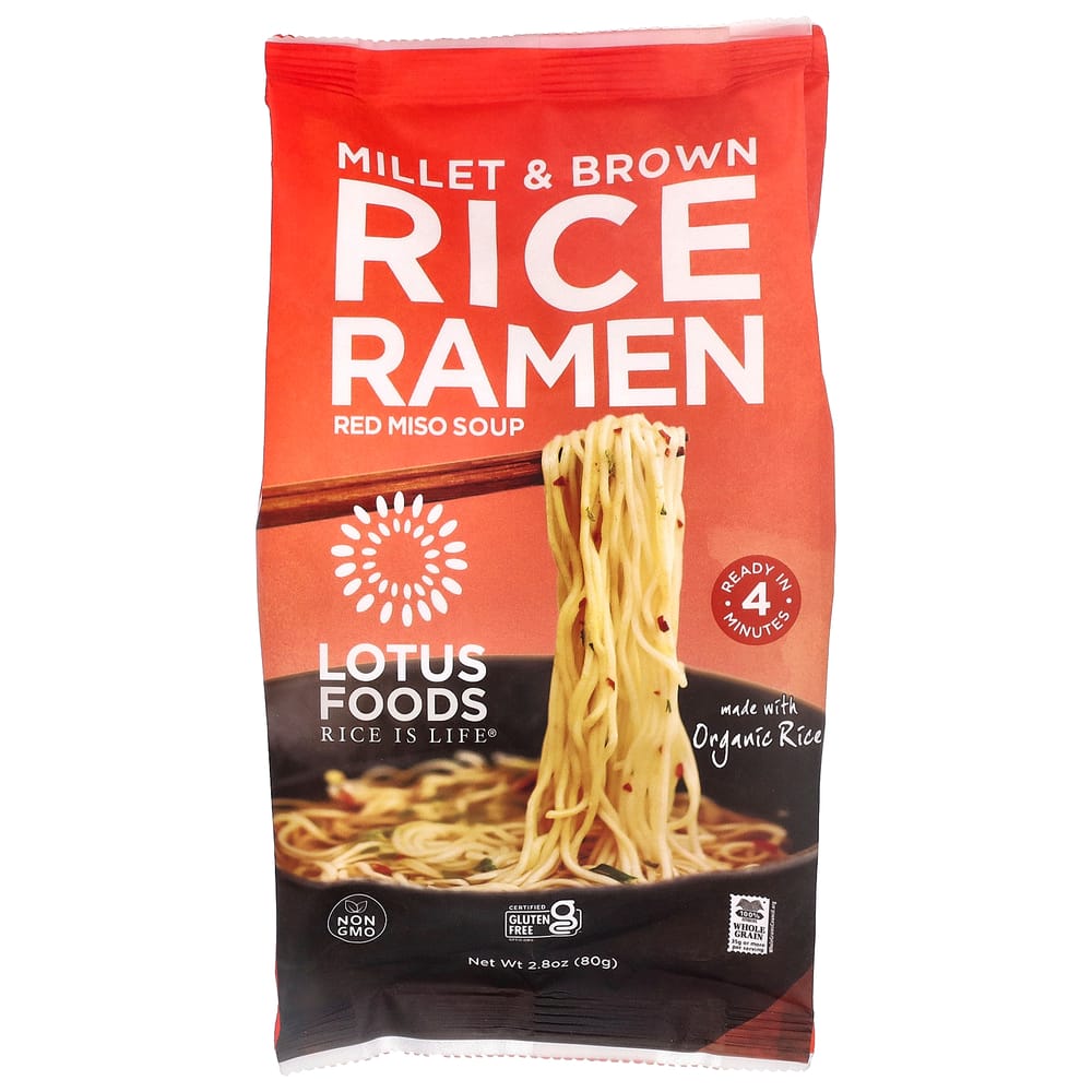 iHerb Millet & Brown Rice Ramen with Red Miso Soup 80g (2.8oz)