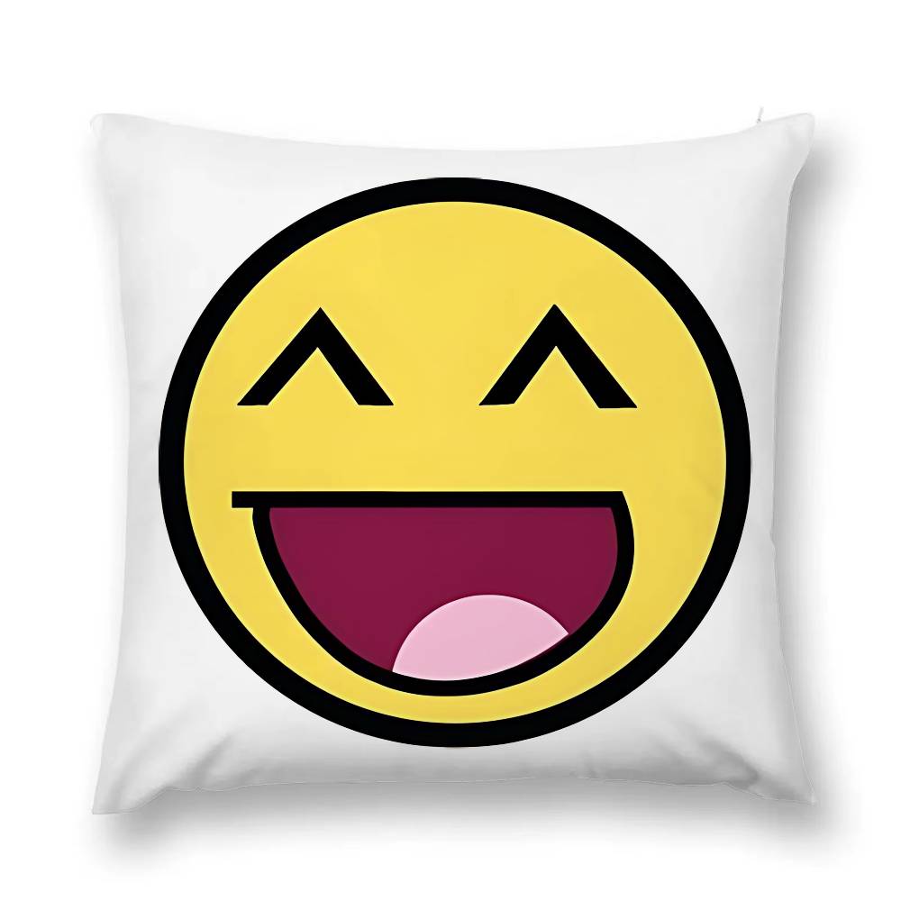 Lustiger E-Epic Face Kissenbezug Kissen zum Beziehen Heimdekoartikel Wohnzimmerdekoration Kissenbezüge