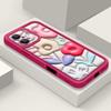 Blumenhülle für iPhone 16 Pro Max Stoßfeste TPU Weiche Silikonabdeckung Coque für iPhone 15 Pro Max 14 13 12 11 Handyhülle