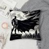 Superhero B-Bat M-Man Pillow Case Square Double-Sided Printing Sofa Cushion Cover Pillowcase Bedroom Bedside