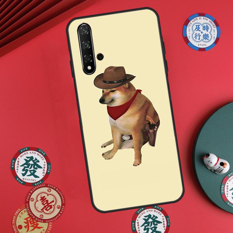 Funny Cheems Doge For Huawei Nova 11 Pro 9 10 SE Y70 Y60 Y90 Y61 Y91 Y73 Y72 12s 12i 11i 8i P30 P40 Lite Case