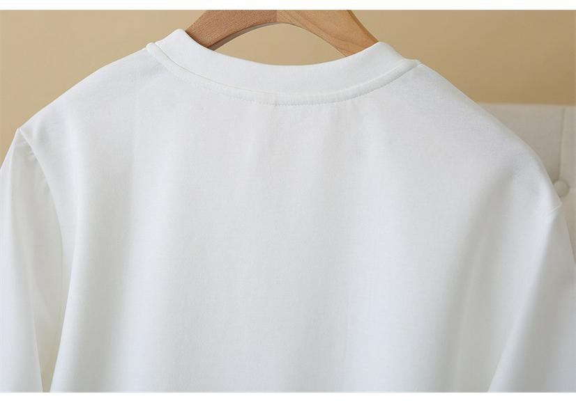 Plus Size Women's Pleated Lace Long Sleeve Patchwork T-shirt - Spring 2026 Versatile Top Hoodie