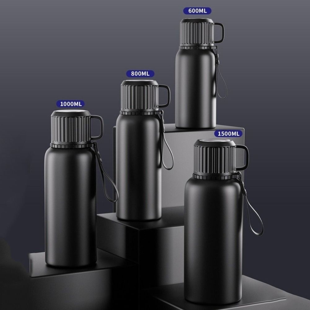 Stainless Steel Thermos Water Bottle 600/800/1000ML Vacuum Flasks Vacuum Cup Coffee Cup  Travel
