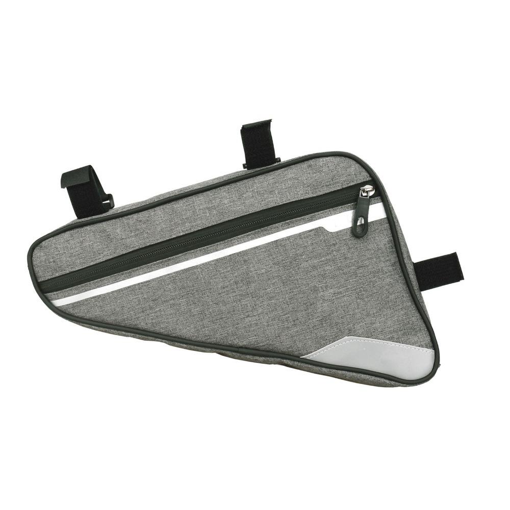 

Easy Mount Bike Bag Waterproof Triangle Bicycle Bag Bike Front Top Tube Bag Cycling Equipment сірий