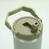 1 piece vacuum cup with lid, stainless steel easy to carry, colorful handle insulated cup tote handle 30 oz