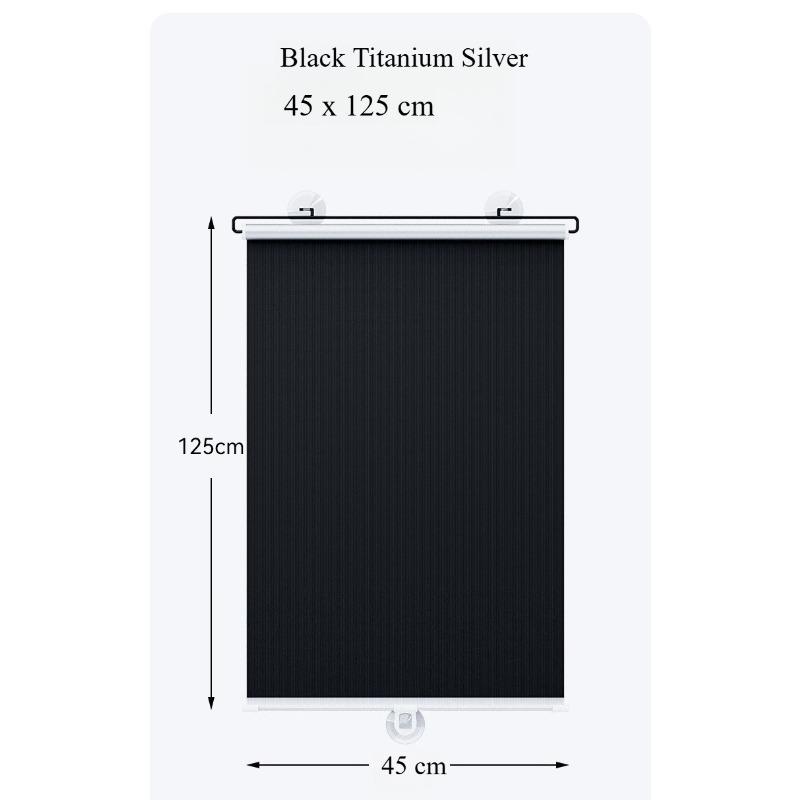 Car Windshield,Bedroom,Kitchen Telescopic Window Sunshade,Retractab Sunshade Roller Shutter, Heat-insulating Louver Curtain