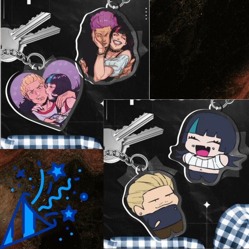 Acryl Schlüsselanhänger für Jjk Kento Nanami Kinji Hakari Kirara Hoshi Anime Charakter Acryl Schüler Rucksack Anhänger Geburtstagsgeschenk