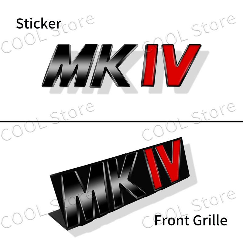 3D Metal MKIV MKV MKVI Logo Car Fender Emblem Rear Tail Trunk Badge Sticker For Volkswagen Golf MK4 MK5 MK6 MK7 Jett Passat