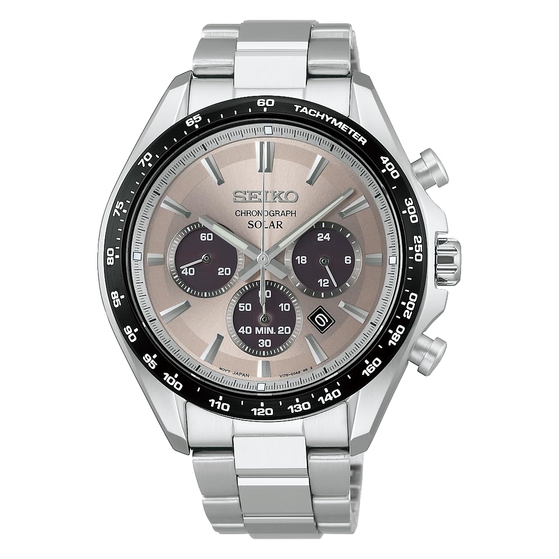 

SEIKO SELECTION SBPY181 Сонячний календар дати Випуск 2026 Серія S [Годинник Seiko] Чоловічий годинник, Хронограф, та 24-годинна стрілка, Сірий, Модель, Сріблястий,