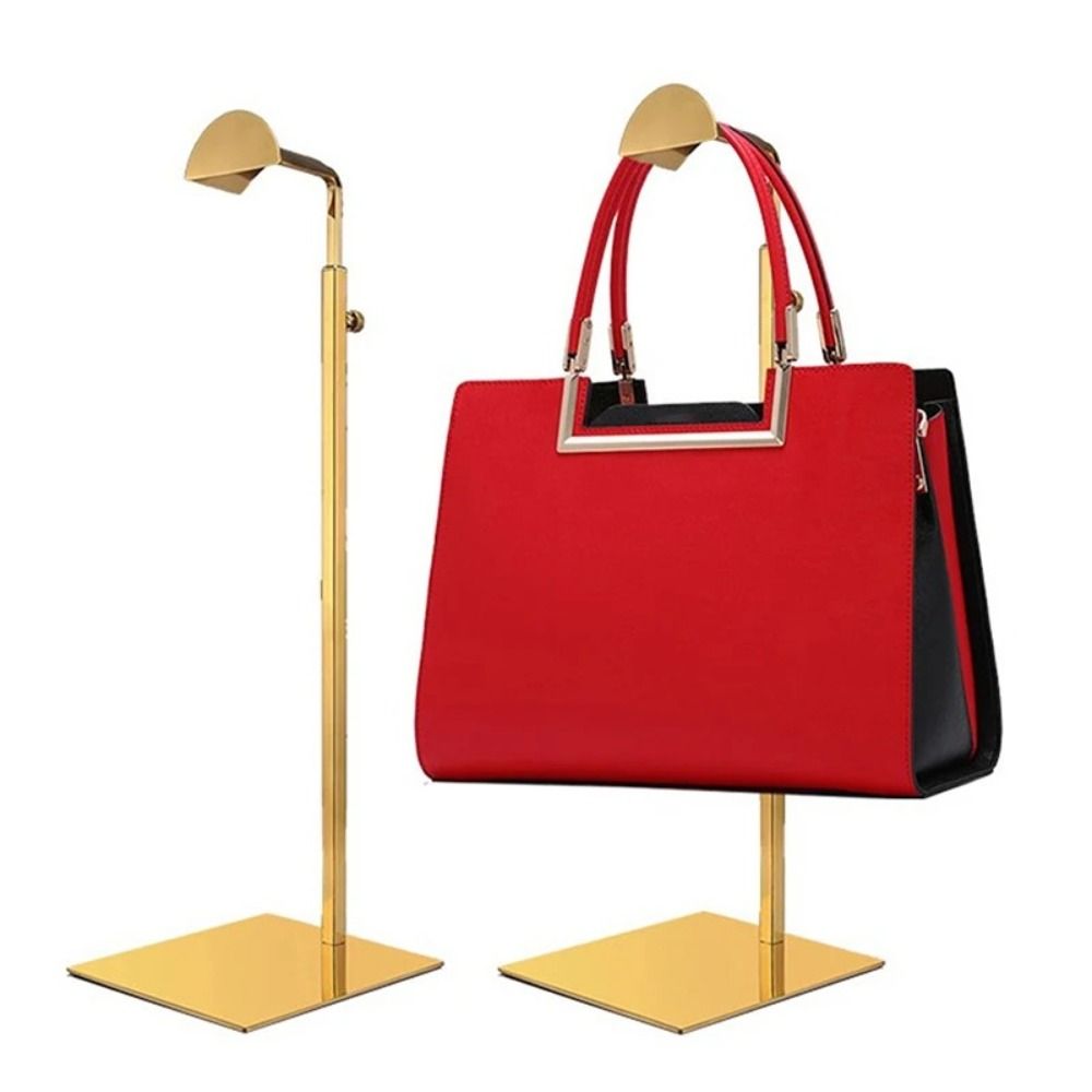 Durable Handbag Holder Luxurious Hanging Bag Display Stand Adjustable Handbag Shelf Women Bags