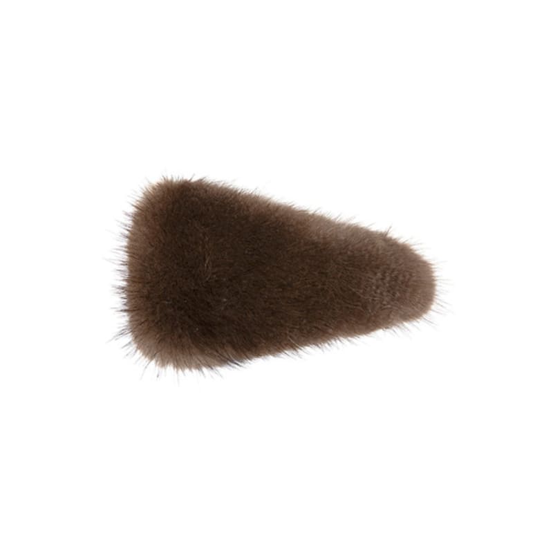 Brown Hat Iconic Mink Pin - Brown