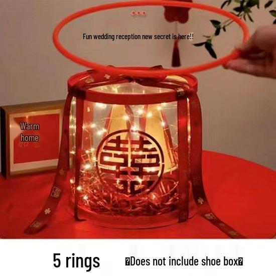 

Wedding Shoe Box Ring Toss - Bridal Door Blocking Prank Game & DIY Decoration.