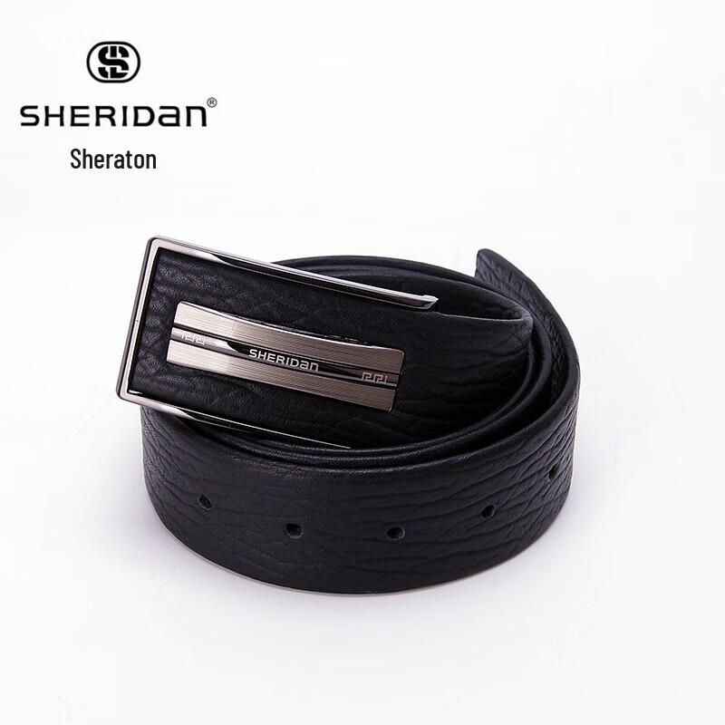 Мужской кожаный деловой ремень SHERIDAN