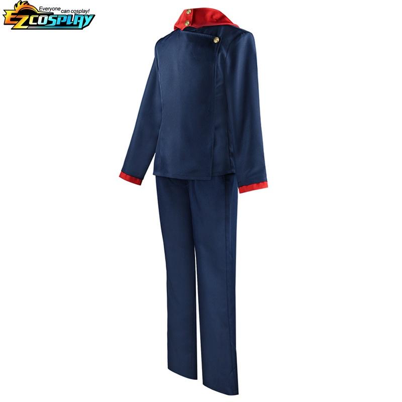 Itadori Yuji Cosplay Anime Jujutsu JJK Itadori Yuji Cosplay Costume Wig Jacket Pants Uniform Halloween Costumes