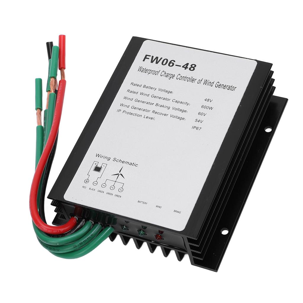 MPPT Wind Turbine Charge Controller 48V Led IP67 Water Resistant Automatic Controller for 0 to 600w