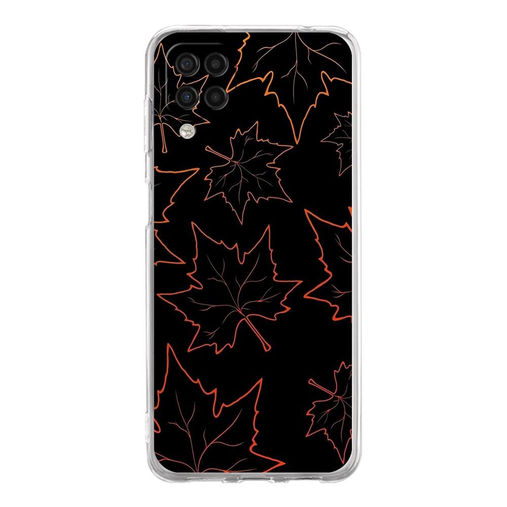 Leaves Fall Fox Pumpkin Halloween Phone Case For Samsung A13 A33 A73 A53 A23 A51 A71 A21S A12 A31 A41 A03S A22 A52 A32 5G Cover