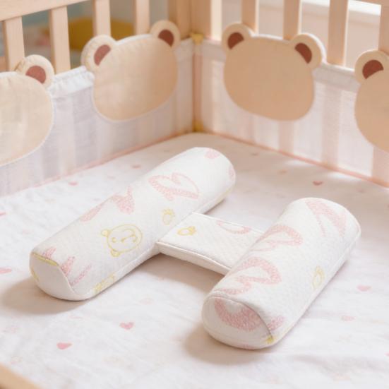 Side Sleeping Pillow High-Elastic Cotton Filling Adjustable Infant Sleep Positioner Infant Sleep Position Support