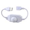 DC5V Stufenlose USB Manuelle Drehknopf LED Dimmschalter für LED Streifen Licht Helligkeitsanpassung USB Lüfter Geschwindigkeitsregler
