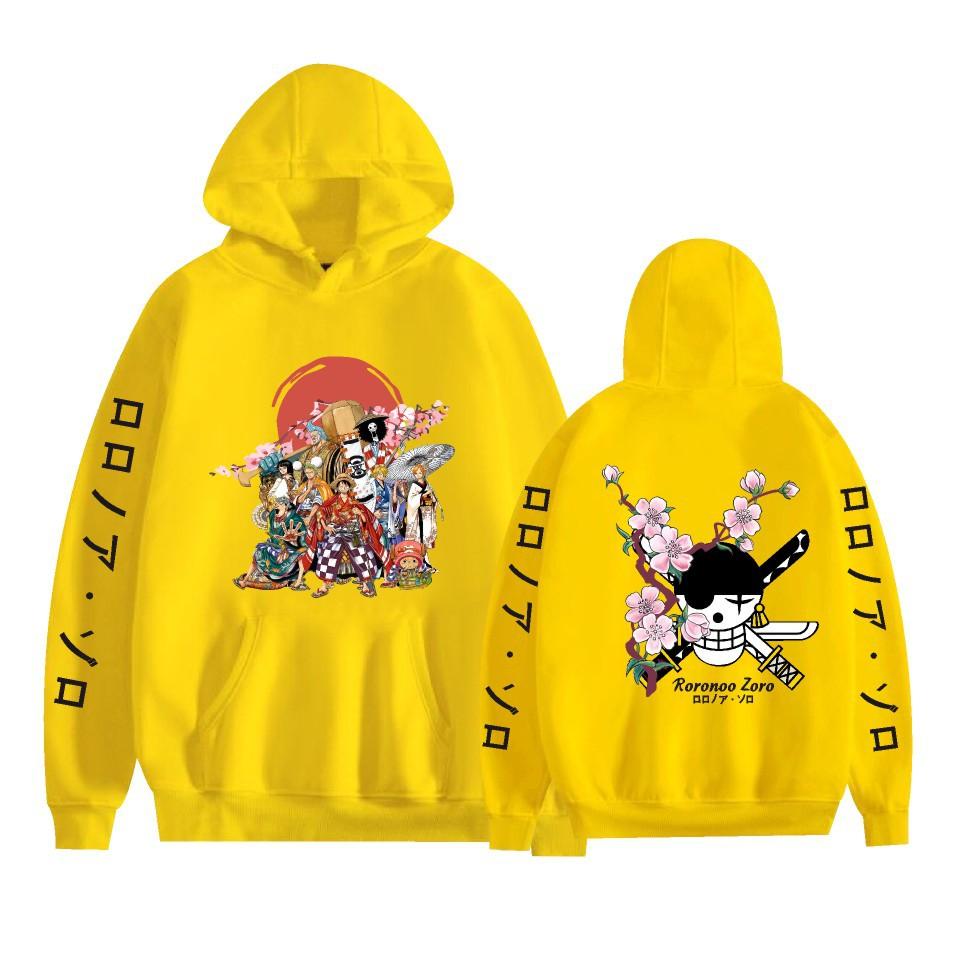 Mens Womens Hoodie ONE PIECE Anime Hoodies Streetwear Casual Cartoon Printed Hooded Pullover Sweatshirts