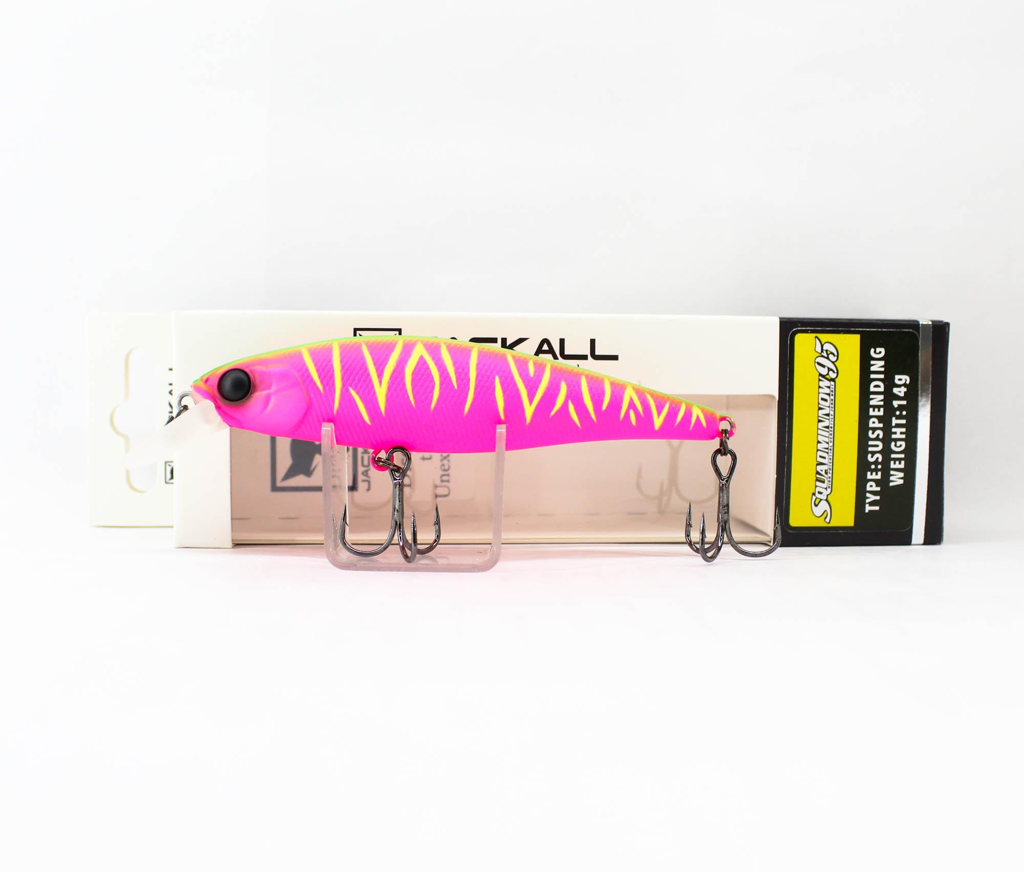 

Воблер Jackall Squad Minnow 95SP Суспендер Драгон Фрут Матовый Тигр (1136)