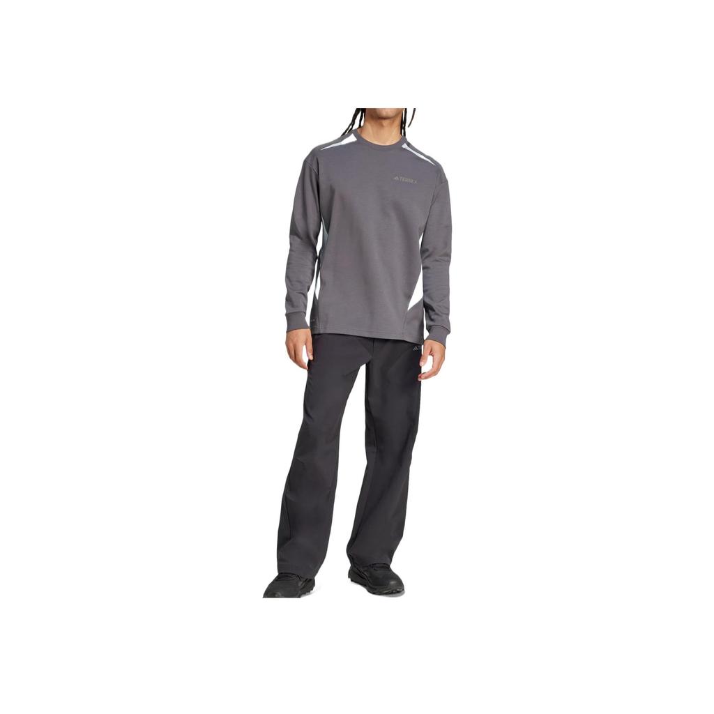 Adidas Adventure Wardrobe Series Comfortable Durable Windproof Breathable Solid Color Casual Pants Men Bottoms Black JD3552