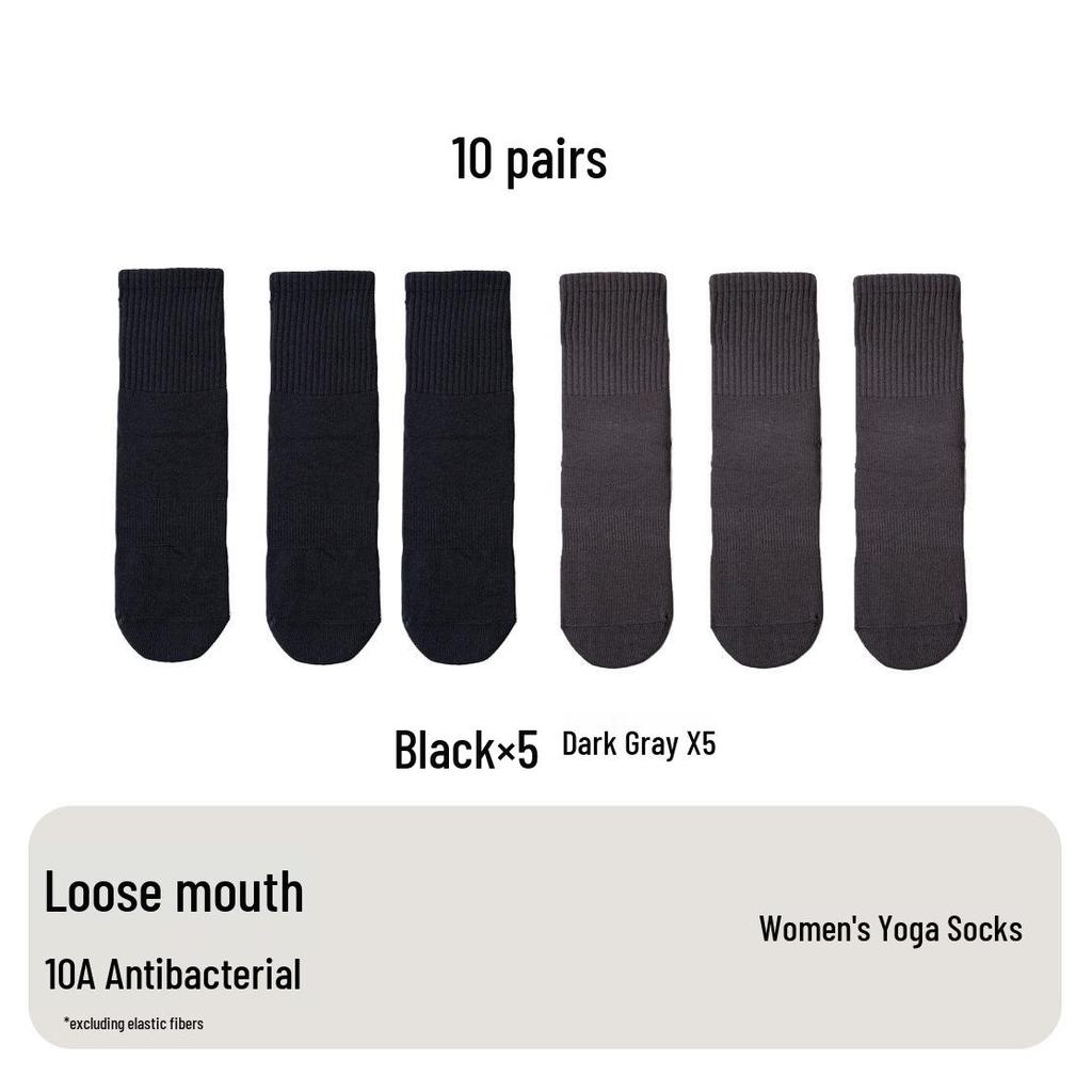 Women's Non-Slip Silicone Yoga & Pilates Socks for Spring/Summer
