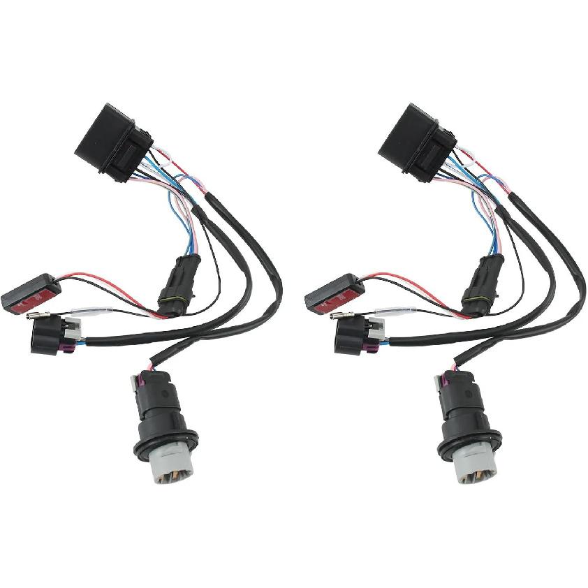 2pcs Car Headlight Lamp Wiring Harness Adapter for Dodge Ram 1500 2500 3500 2013-2018