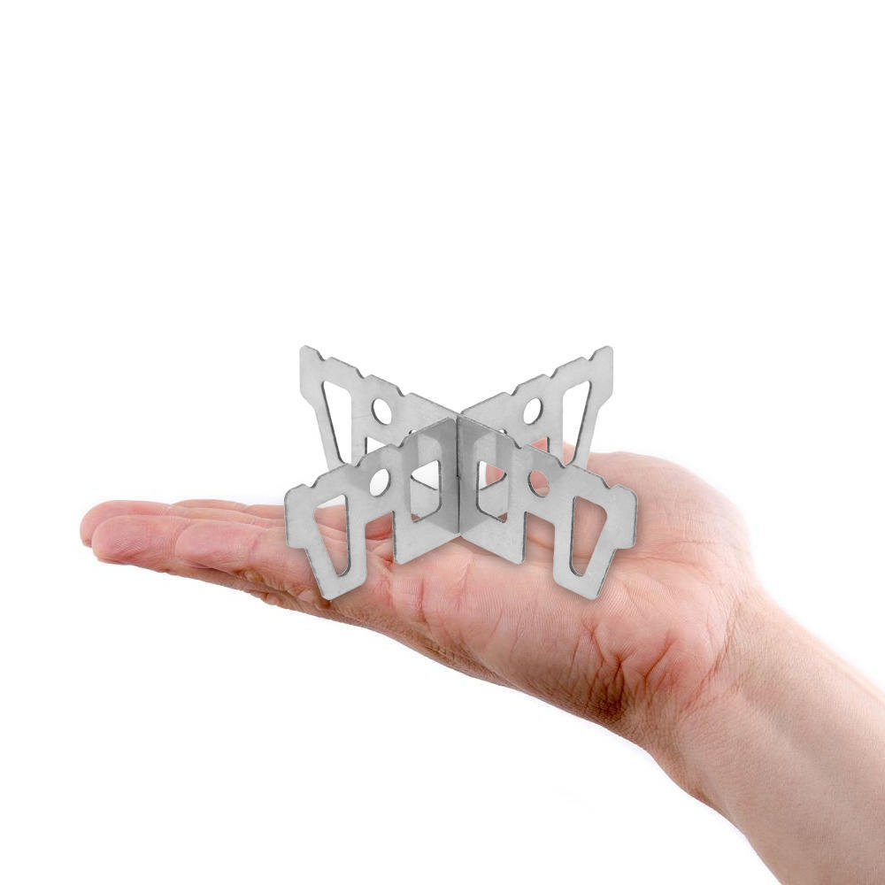 Stainless Steel Alcohol Stove Rack Stand Outdoor Camping Stove Stand Support Rack Stainless Steel Stove Stand