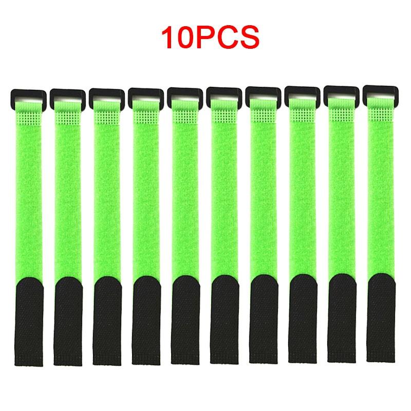 5/10 Stück Angelruten-Haltergurte Klettbänder Befestigung Haken Klettverschluss Kabelbinder Gürtel Angelzubehör