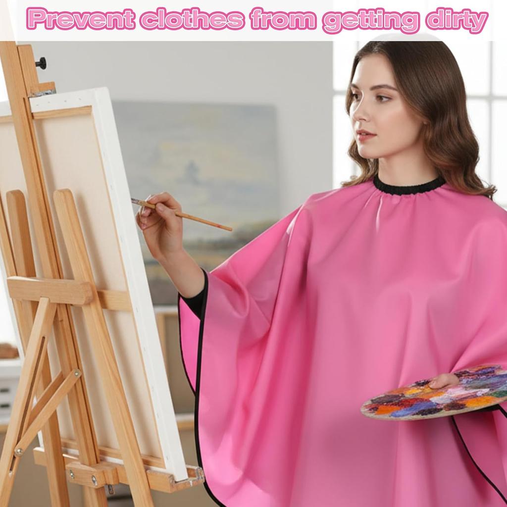 Short Makeup Cape Barber Bib Dye Cape Mini Haircut Capes for Women Men Professional Shampoo Capes for Artist Beauty Salon Artist Styling Hairdresser