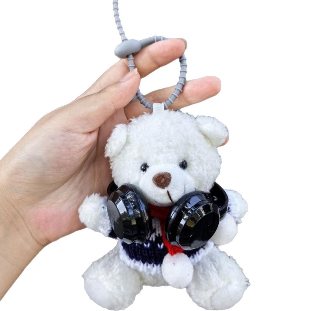 Taschenanhänger Kamera Braunbär Rucksack Plüschpuppe Auto Schlüsselanhänger Schmuck Auto Puppe Tasche