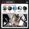 AN3 Standard Brake Line Quick Link Fitting Strong Aluminum Stress Brake Hose Fitting for Enhanced Motorcycle Safety