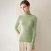 2026 Le Kasha Women's Pure Cashmere Ribbed High Neck Base Layer Top