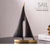 2-piece Set of Smooth Sailing Sailboats for Living Room Decoration,home Decoration,  Bedroom Tabletop Decoration, Resin Craf