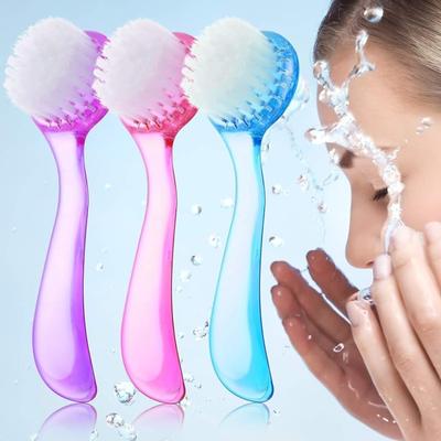 1 x Temizleme Fırçası Yumuşak Kıl Peeling Temizleme Fırçası Yüz Bakımı Makyaj Cilt Bakımı Makyaj Çıkarıcı için Aşındırıcı Peeling Temizleme Fırçası
