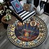 Music Instruments Harmony Round Area Rug Under Office Chairs Bedroom Living Room Home Decor