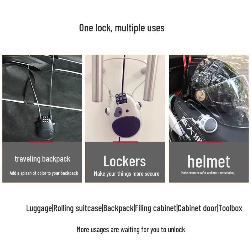 XINQIN Anti-Theft Password Lock for Travel & Luggage