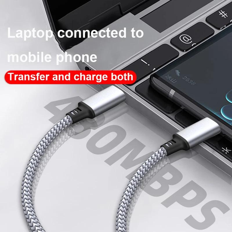 Type C to Type C PD 60W Fast Charging Cable Type C 3m 5m 8m 10m Extending Data Cable for iPhone 15 Pro Max Huawei Xiaomi Samsung