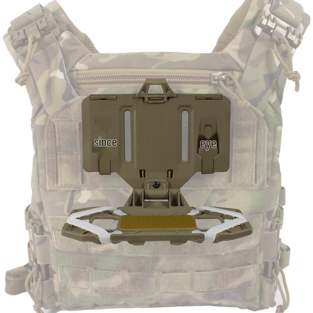 Tactical MOLLE Mount Navigation Board Chest Vest with Folding Phone Holder