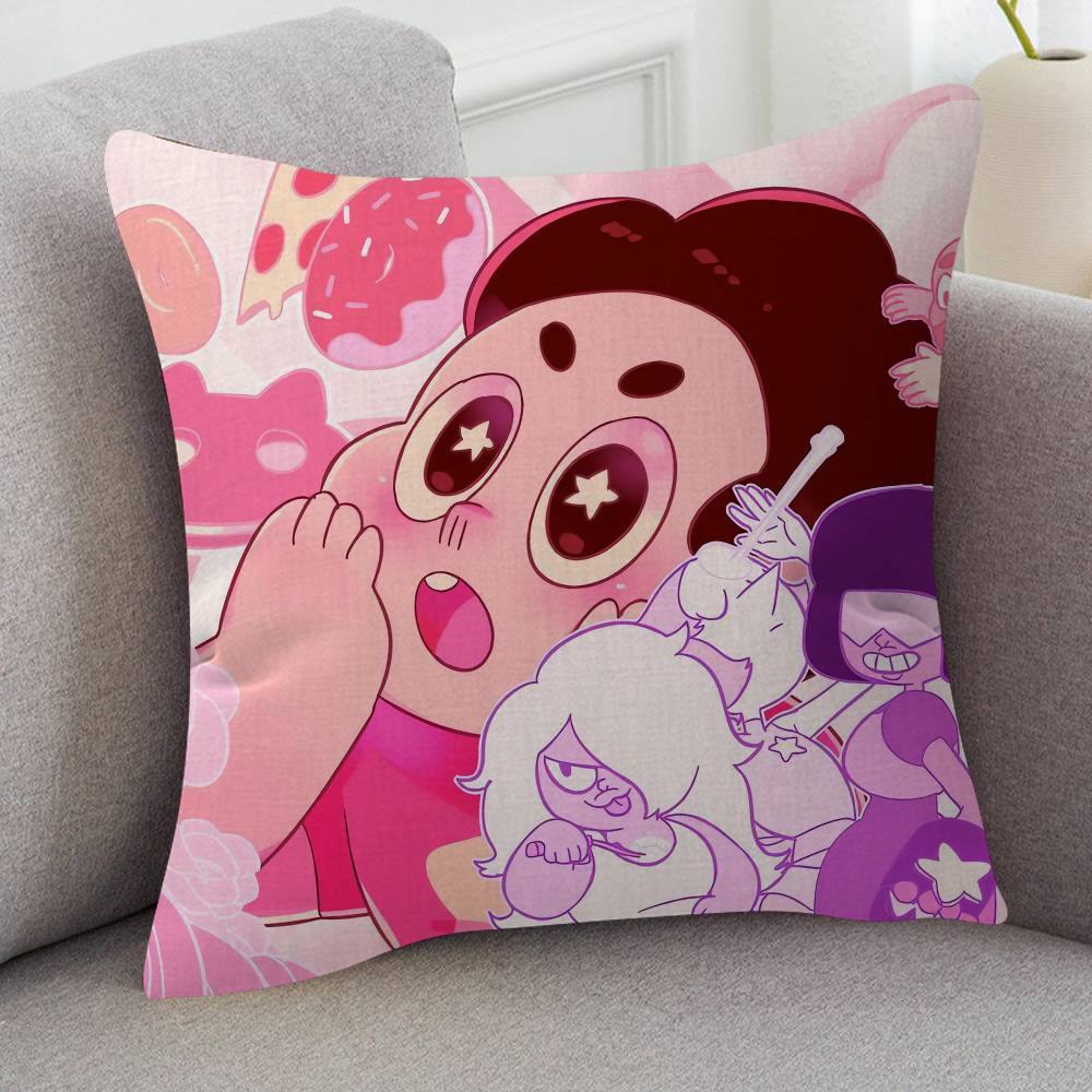Anime Steven Universe Pillow Case Soft Double Sided Print Sofa Cushion Cover Throw Pillow Covers