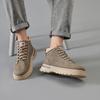 Men’s Black Boots Hiking Shoes Casual Sport Shoes Outdoor Khaki High Top Walking Shoes Plus Size