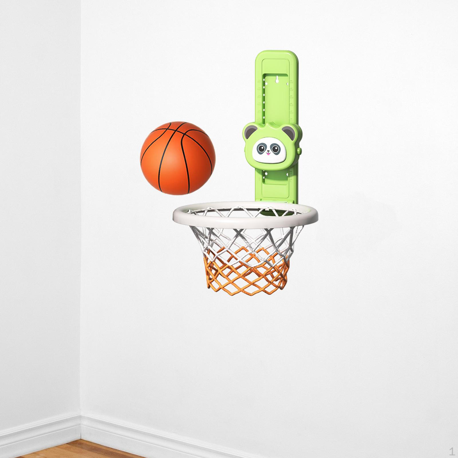 

Детское баскетбольное кольцо, счетчик, помощник с голосовым счетчиком Green No Stickers