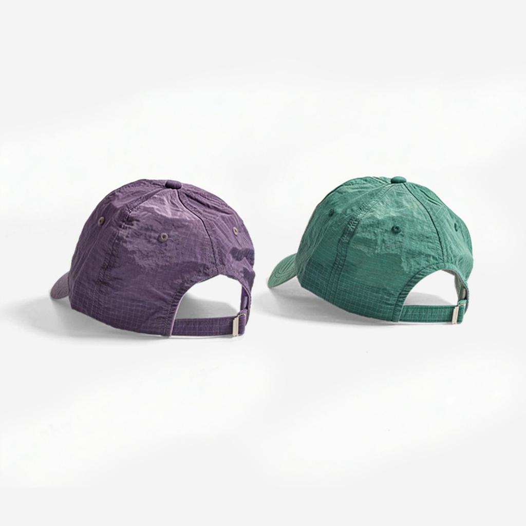 Fashion Grid Quick-Drying Baseball Cap Men Women Summer Light Thin Breathable Sunscreen Hat Unisex Sport Running Snapback Caps
