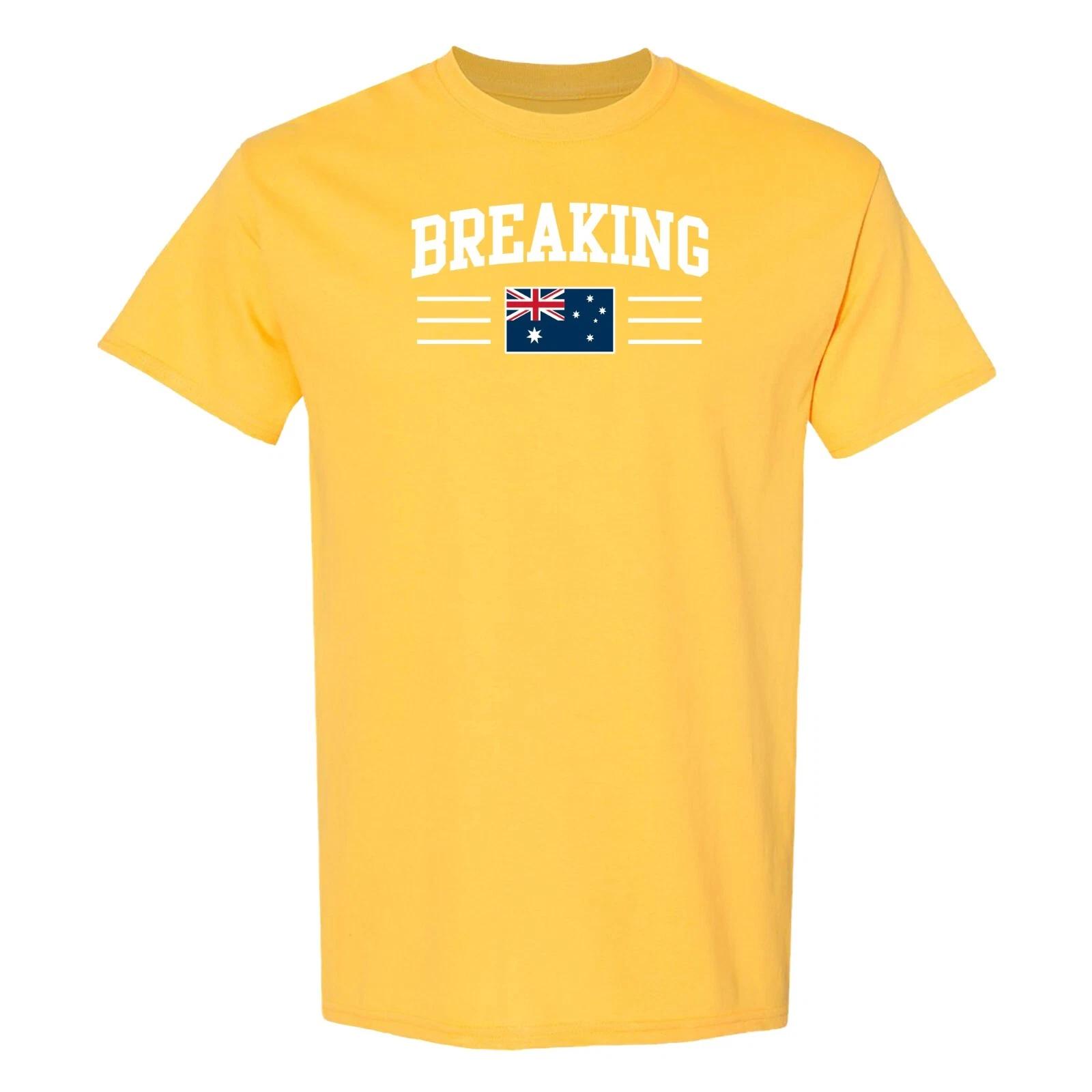 Australia Breaking Arch T-Shirt - Daisy 2XL