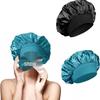 Wide Brim Satin Sleep Cap: Elastic Shower & Chemotherapy Hair Care Hat