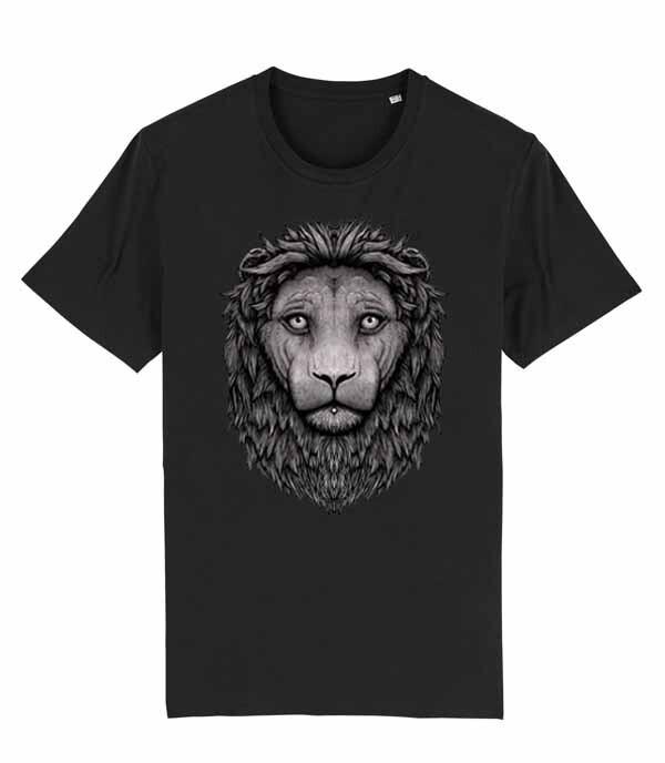 Unisexs TShirt Lion By Konton Zen Nature Gift Wildlife Big Cat Beast